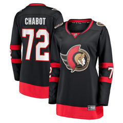 NHL Thomas Chabot Ottawa Senators Fanatics Women's Home Breakaway Jersey - Black