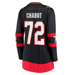 NHL Thomas Chabot Ottawa Senators Fanatics Women's Home Breakaway Jersey - Black