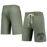 Athletics Concepts Sport Mainstream Tri-Blend Shorts - Heathered Olive Shorts