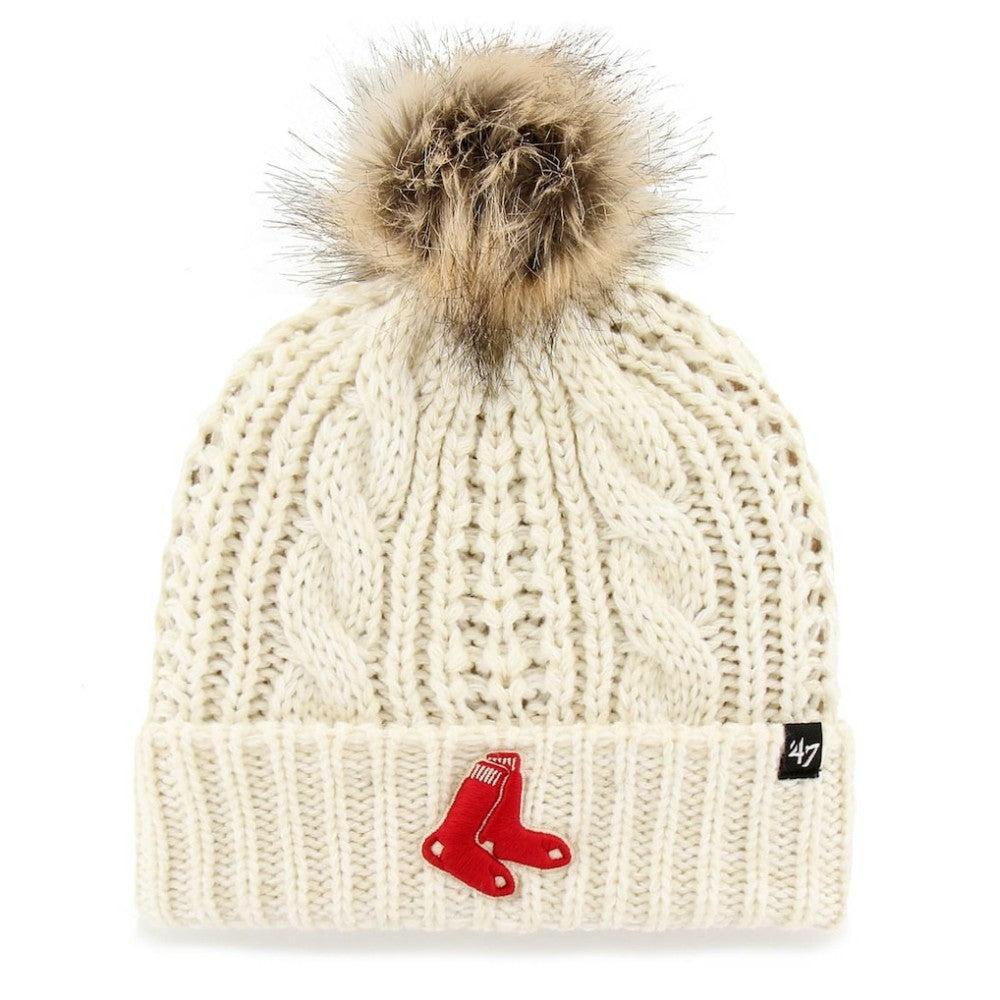 Boston Red Sox '47 Women's Meeko Knit Hat - White Hats