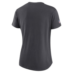 Jacksonville Jaguars Women's NFL Crucial Catch Performance T-Shirt Anthracite