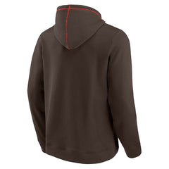 Cleveland Browns Tiebreaker Pullover Hoodie Brown