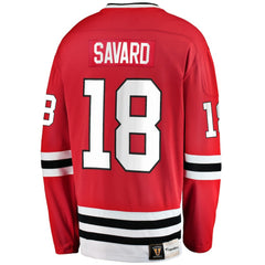 NHL Denis Savard Chicago Blackhawks Fanatics Premier Breakaway Retired Player Jersey - Red