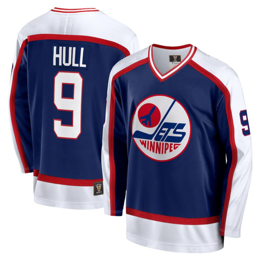 NHL Bobby Hull Winnipeg Jets Fanatics Breakaway Retired Player Jersey - Navy