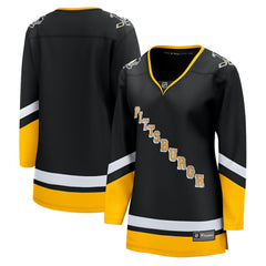 NHL Pittsburgh Penguins Fanatics Women's Alternate Breakaway Jersey - Black