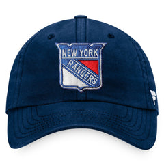 NHL New York Rangers Fanatics Core Primary Logo Adjustable Hat - Navy