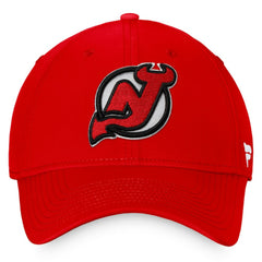 NHL New Jersey Devils Fanatics Core Primary Logo Flex Hat - Red