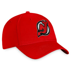 NHL New Jersey Devils Fanatics Core Primary Logo Flex Hat - Red