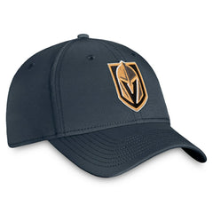 NHL Vegas Golden Knights Fanatics Core Primary Logo Flex Hat - Charcoal