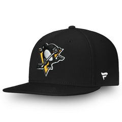 NHL Pittsburgh Penguins Fanatics Primary Logo Snapback Hat - Black