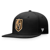 NHL Vegas Golden Knights Fanatics Primary Logo Snapback Hat - Black