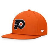 NHL Philadelphia Flyers Fanatics Primary Logo Snapback Hat - Orange