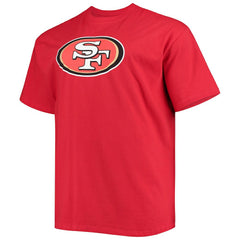 George Kittle San Francisco 49ers Big & Tall Player Name & Number T-Shirt Scarlet