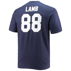 CeeDee Lamb Dallas Cowboys Big & Tall Player Name & Number T-Shirt Navy