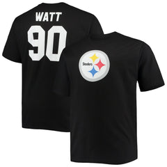 T.J. Watt Pittsburgh Steelers Big & Tall Player Name & Number T-Shirt Black