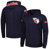 Cleveland Guardians Pro Standard Team Logo Pullover Hoodie - Navy Hoodies