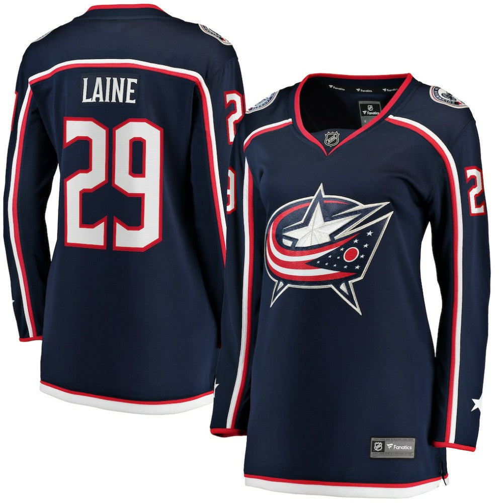 NHL Patrik Laine Columbus Blue Jackets Fanatics Women's Home Breakaway Jersey - Navy