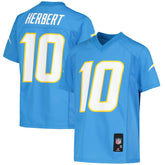 NFL Justin Herbert Los Angeles Chargers Youth Replica Player Jersey - Powder Blue discount