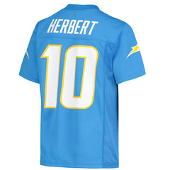 NFL Justin Herbert Los Angeles Chargers Youth Replica Player Jersey - Powder Blue discount