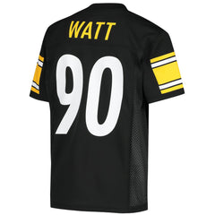 NFL T.J. Watt Pittsburgh Steelers Youth Replica Player Jersey - Black sale