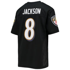 NFL Lamar Jackson Baltimore Ravens Youth Replica Player Jersey - Black for sale