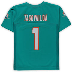 NFL Tua Tagovailoa Miami Dolphins Preschool Replica Player Jersey - Aqua on sale