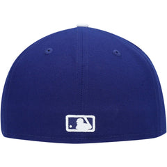 Los Angeles Dodgers New Era White Logo 59FIFTY Fitted Hat - Royal Hats