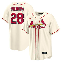 MLB Nolan Arenado St. Louis Cardinals Nike Alternate 2 Replica Jersey - Cream