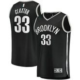 Nicolas Claxton Brooklyn Nets Fast Break Replica Jersey Icon Edition Black