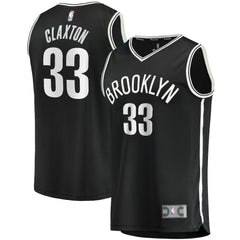 Nicolas Claxton Brooklyn Nets Fast Break Replica Jersey Icon Edition Black