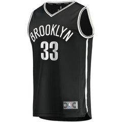 Nicolas Claxton Brooklyn Nets Fast Break Replica Jersey Icon Edition Black