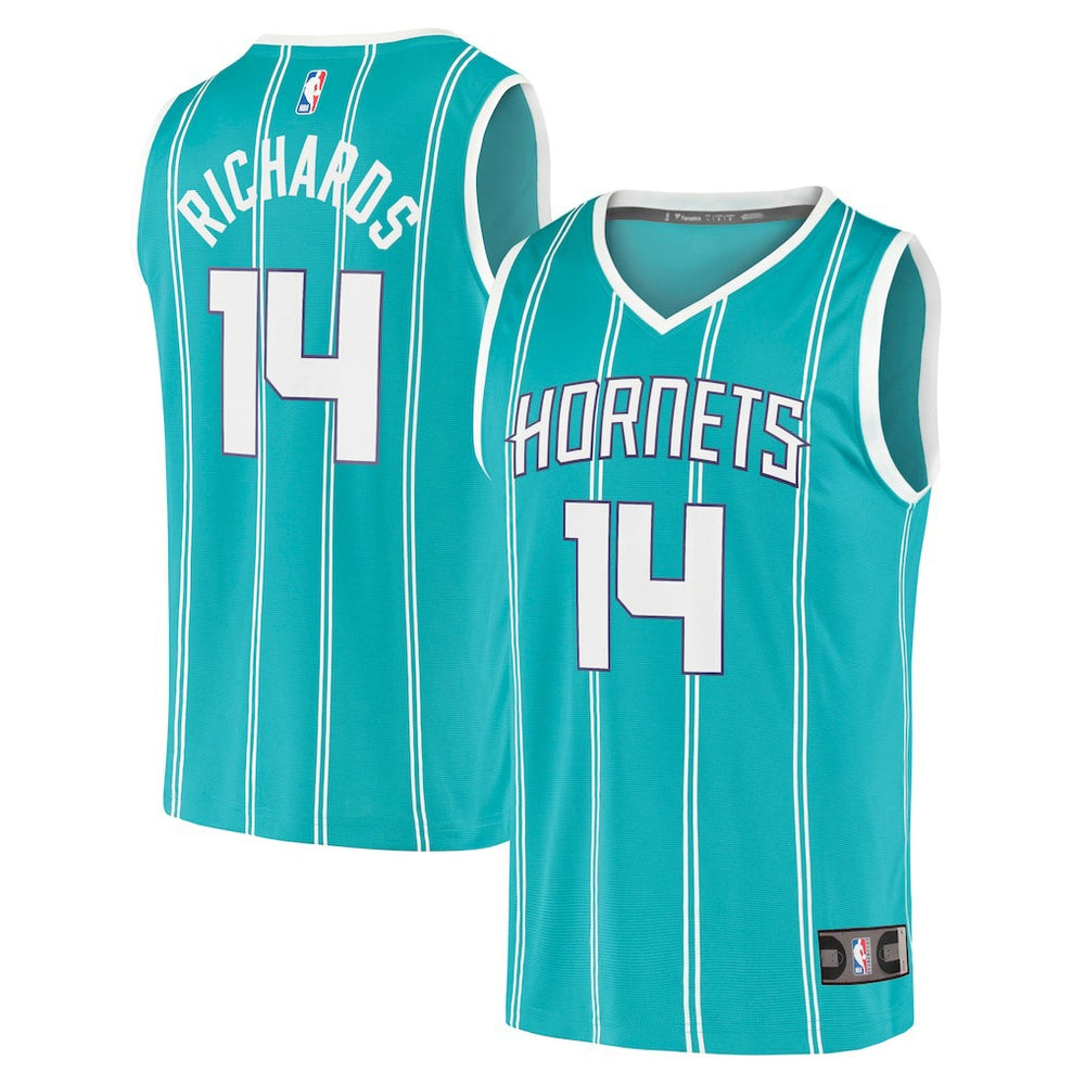 NBA Nick Richards Charlotte Hornets Fast Break Replica Jersey - Icon Edition - Teal