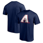 Arizona Diamondbacks Red White and Team T-Shirt - Navy T-shirts