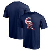 Colorado Rockies Red White and Team T-Shirt - Navy T-shirts