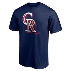 Colorado Rockies Red White and Team T-Shirt - Navy T-shirts