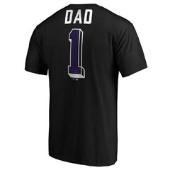 Colorado Rockies Number One Dad T-Shirt - Black T-shirts