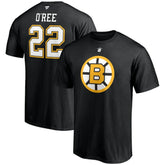 NHL Willie O'Ree Boston Bruins Fanatics Authentic Stack Retired Player Name & Number T-Shirt - Black