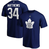 NHL Auston Matthews Toronto Maple Leafs Fanatics Big & Tall Name & Number T-Shirt - Blue