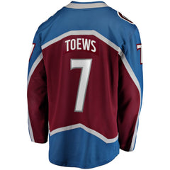 NHL Devon Toews Colorado Avalanche Fanatics Home Breakaway Player Jersey - Burgundy