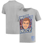 Mark Price Cleveland Cavaliers Youth Hardwood Classics King of the Court Player T-Shirt Gray