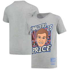 Mark Price Cleveland Cavaliers Youth Hardwood Classics King of the Court Player T-Shirt Gray