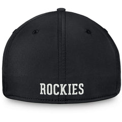 Colorado Rockies Fanatics Core Flex Hat - Black/Purple Hats