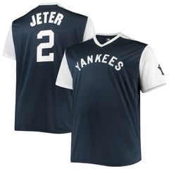 MLB Derek Jeter New York Yankees Cooperstown Collection Replica Player Jersey - Navy/White
