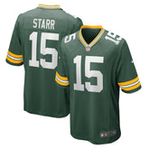 NFL Bart Starr Green Bay Packers Retired Player Game Jersey - Green
