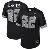 Emmitt Smith Dallas Cowboys Retired Player Name & Number Mesh Top Black