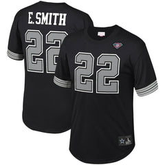 Emmitt Smith Dallas Cowboys Retired Player Name & Number Mesh Top Black