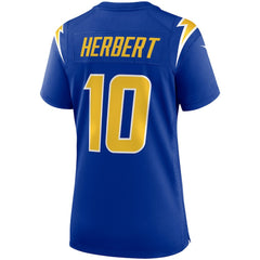 NFL Justin Herbert Los Angeles Chargers Women's Game Jersey - Royal