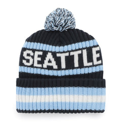 NHL Seattle Kraken '47 Bering Cuffed Knit Hat with Pom - Navy