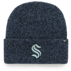 NHL Seattle Kraken '47 Brain Freeze Cuffed Knit Hat - Deep Sea Blue
