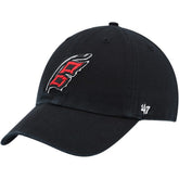 NHL Carolina Hurricanes '47 Alternate Logo Clean Up Adjustable Hat - Black